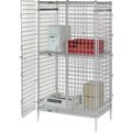 Global Industrial 48W x 24D x 66H Poly-Z-Brite Security Shelving Unit B2256466